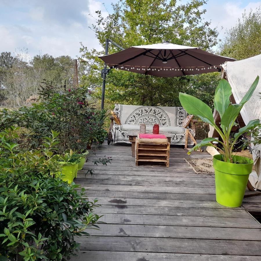 Tente Safari Lodge Dans Foret Luxuriante Vielle-Tursan 외부 사진