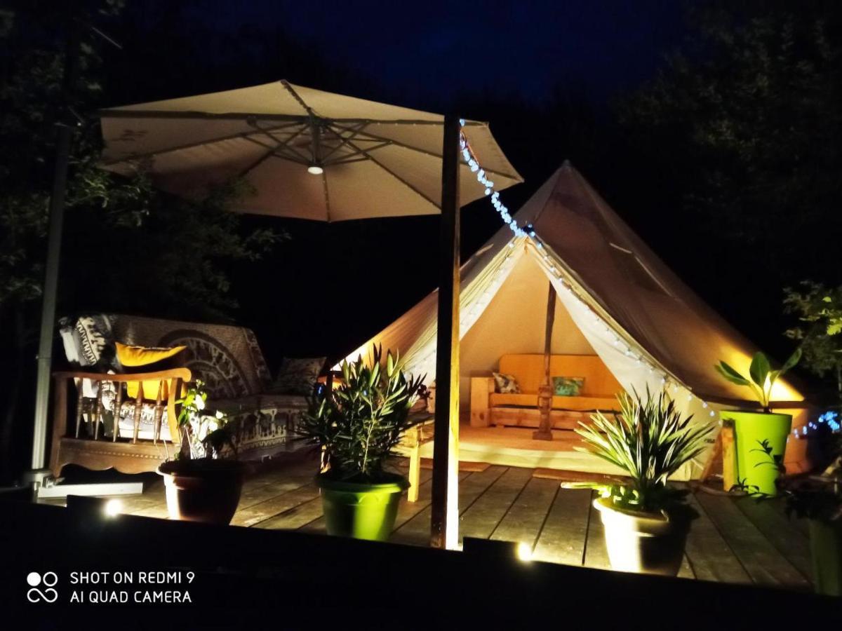 Tente Safari Lodge Dans Foret Luxuriante Vielle-Tursan 외부 사진