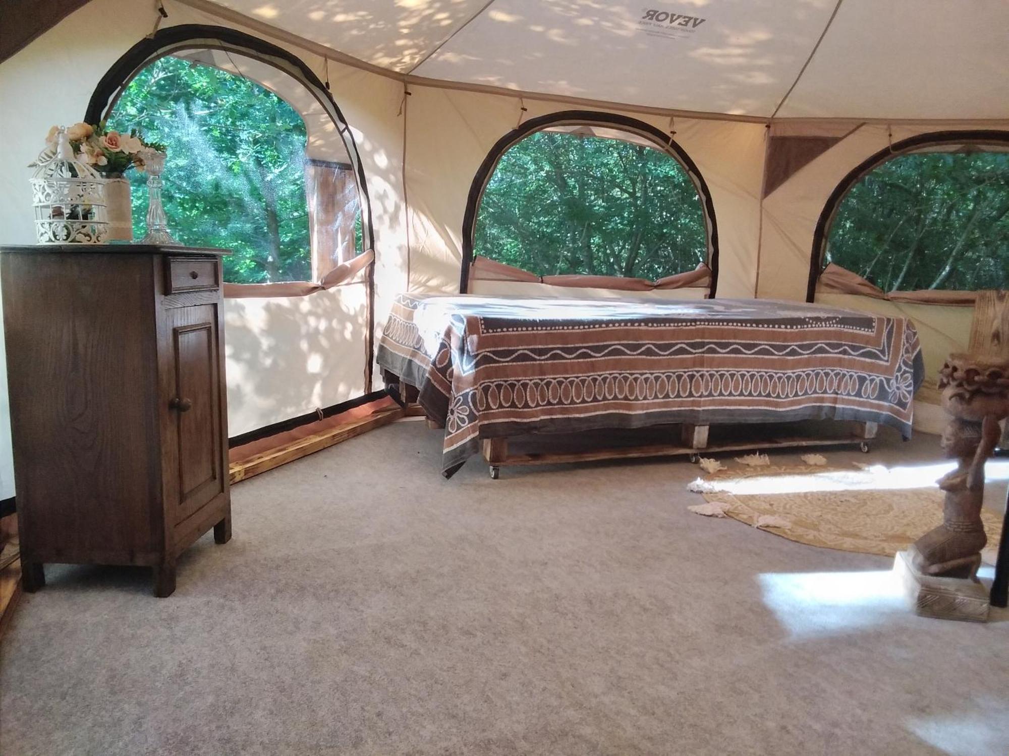 Tente Safari Lodge Dans Foret Luxuriante Vielle-Tursan 외부 사진