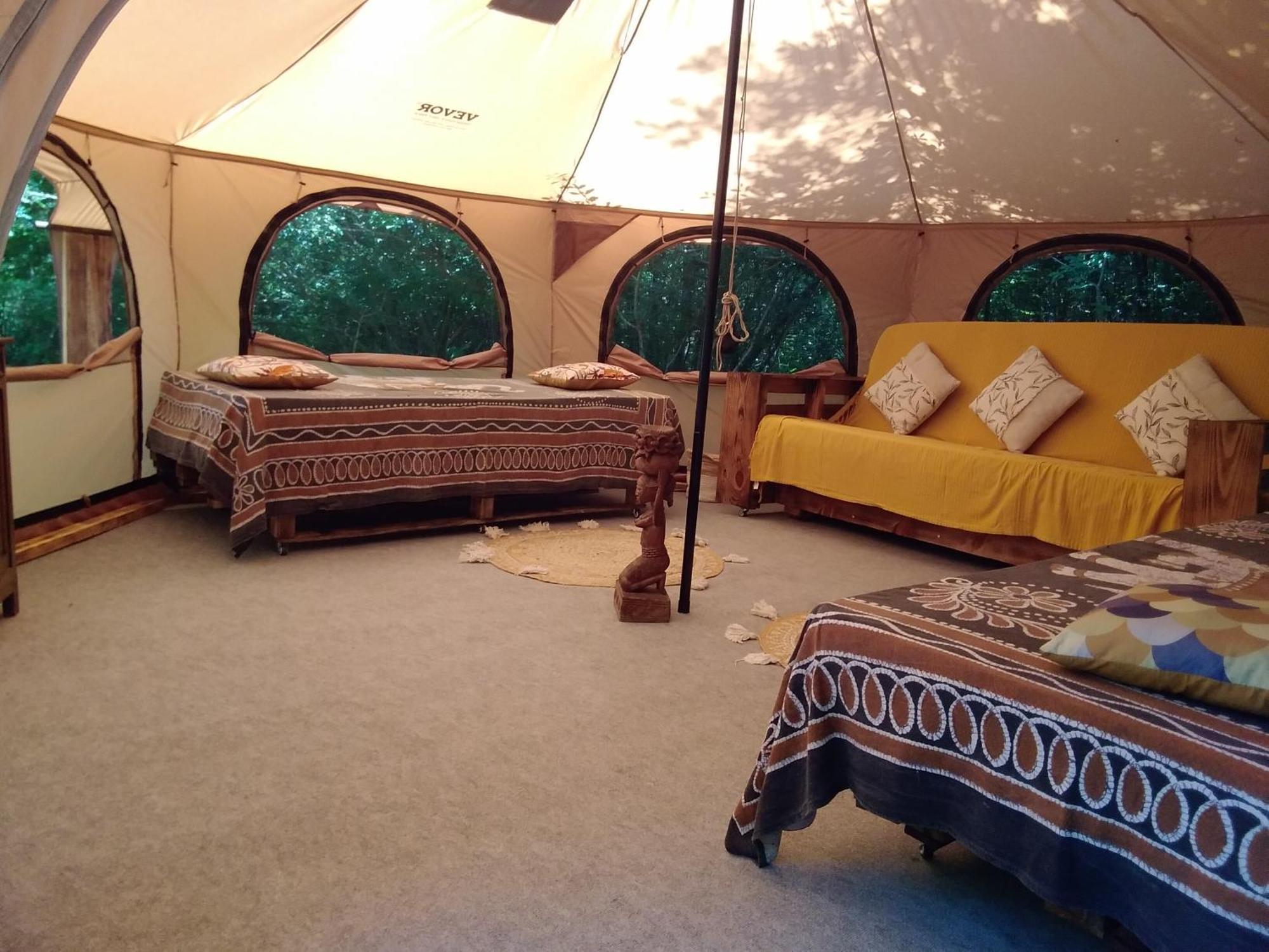 Tente Safari Lodge Dans Foret Luxuriante Vielle-Tursan 외부 사진
